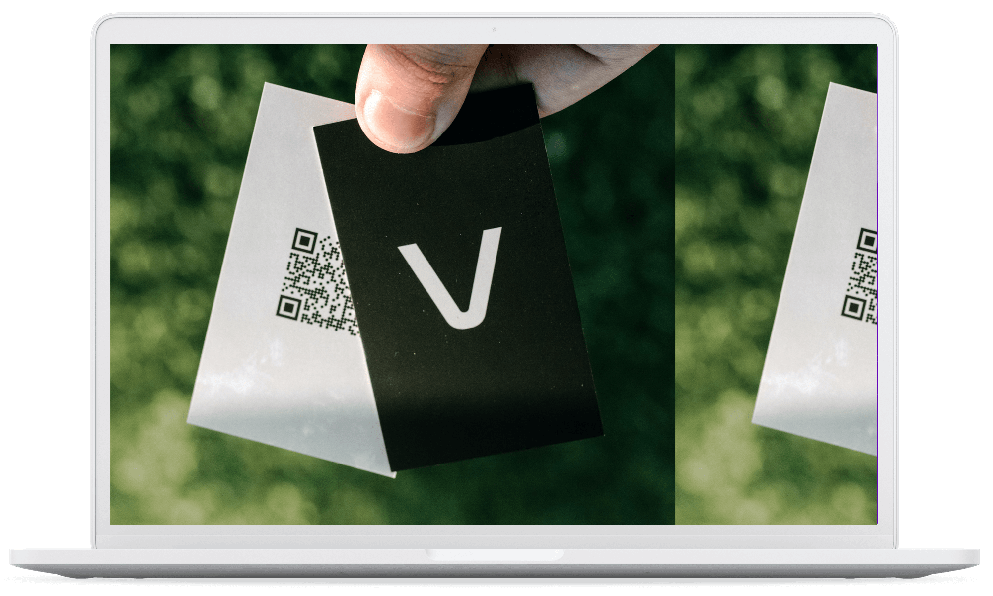 vCard SaaS - Digital Business Card Builder landing page screenshot