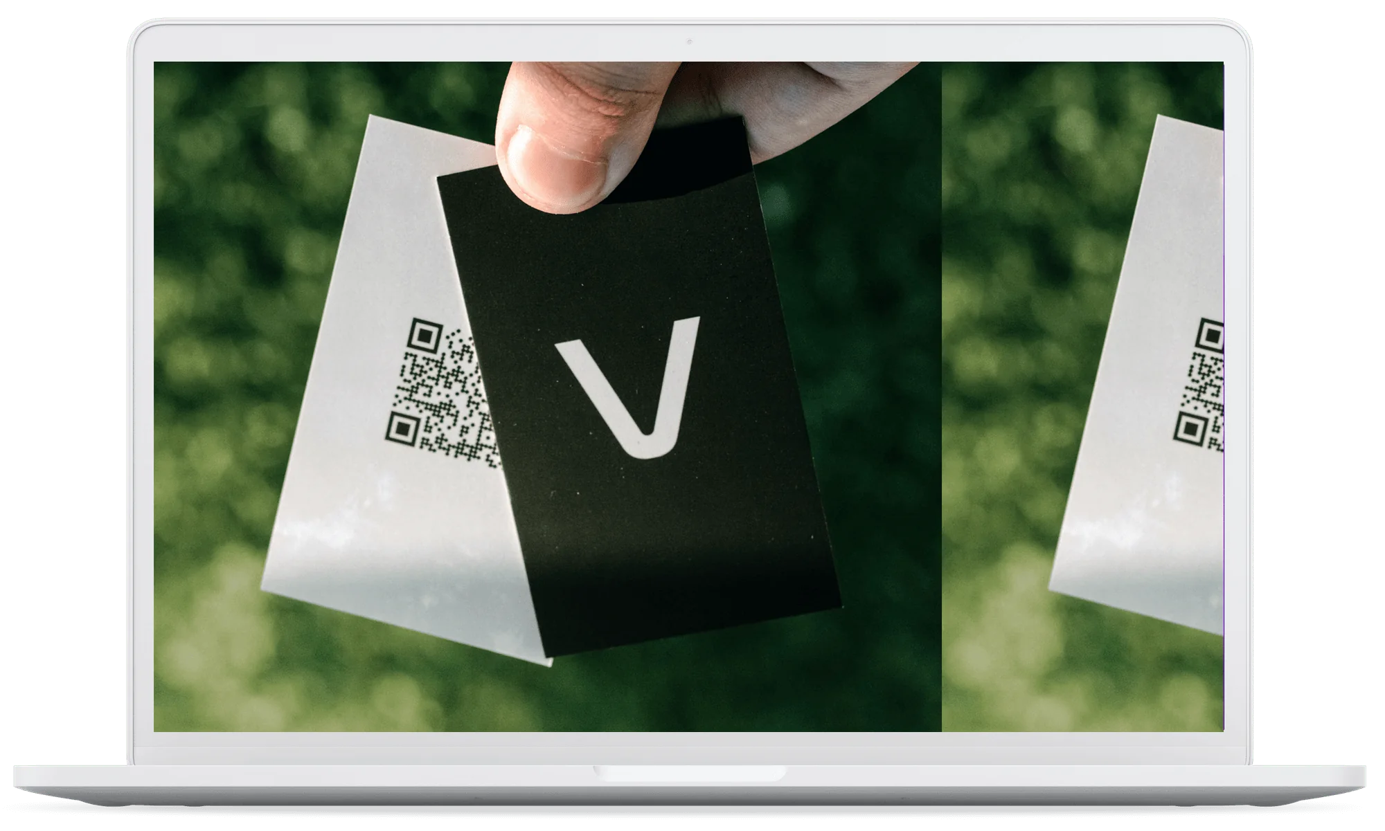 vCard SaaS - Digital Business Card Builder landing page screenshot
